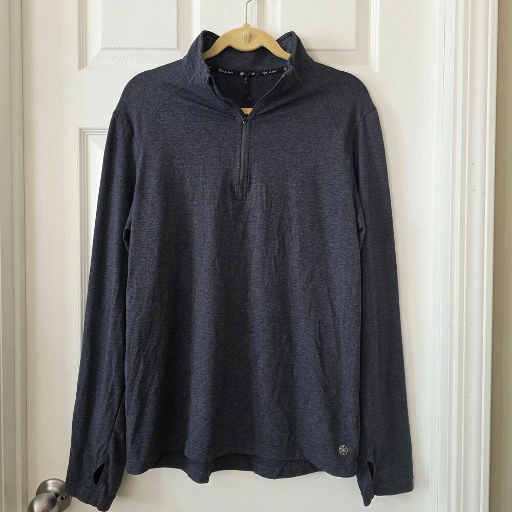 Gaiam Women's 1/4 Zip Pullover Size Medium with Thumb Holes
